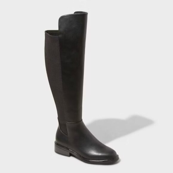 A New Day Women's Hope Tall Black Boots - Picture 1 of 4